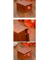 木質 紅色木盒 音樂盒 MUSIC BOX